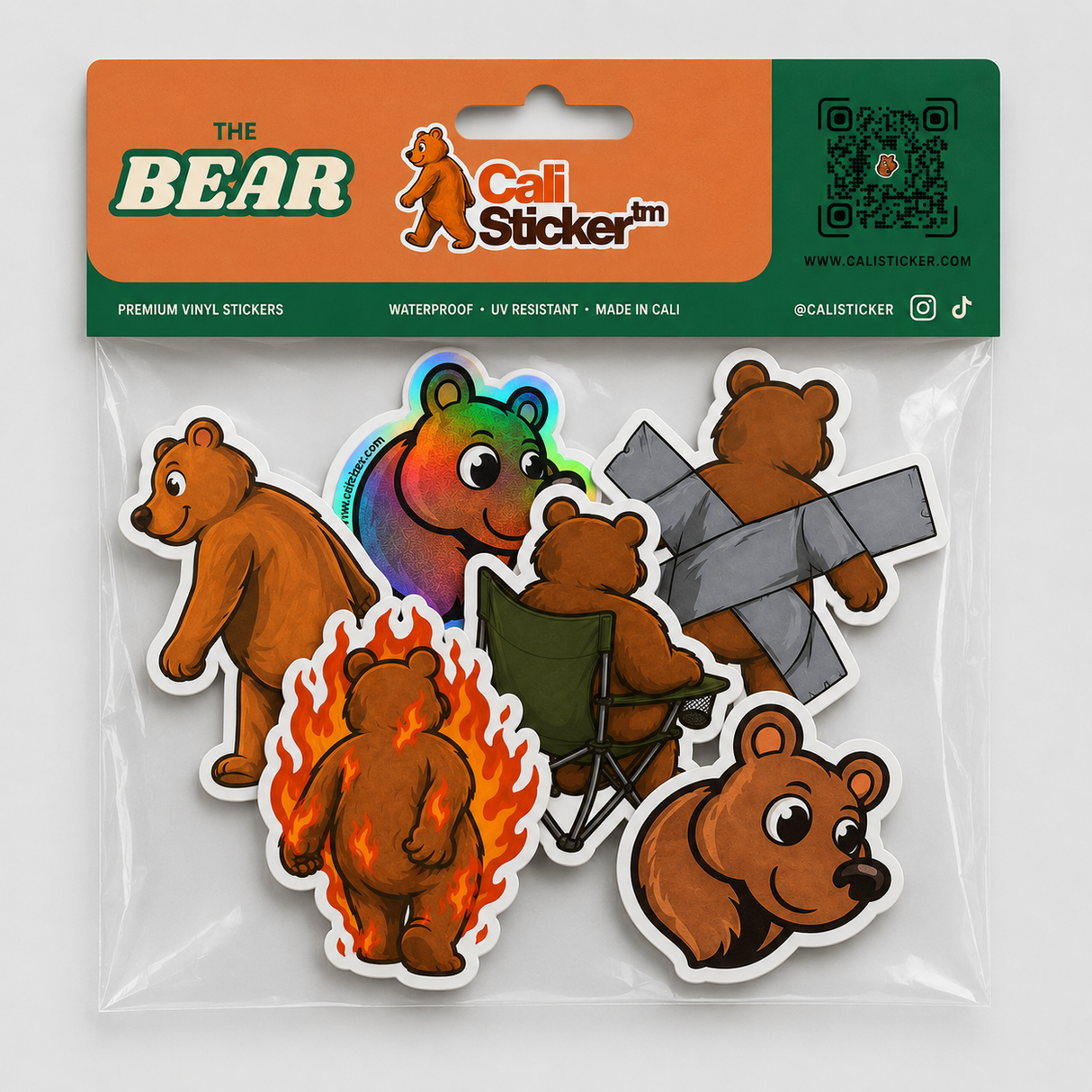 Pack The Bear- die cut