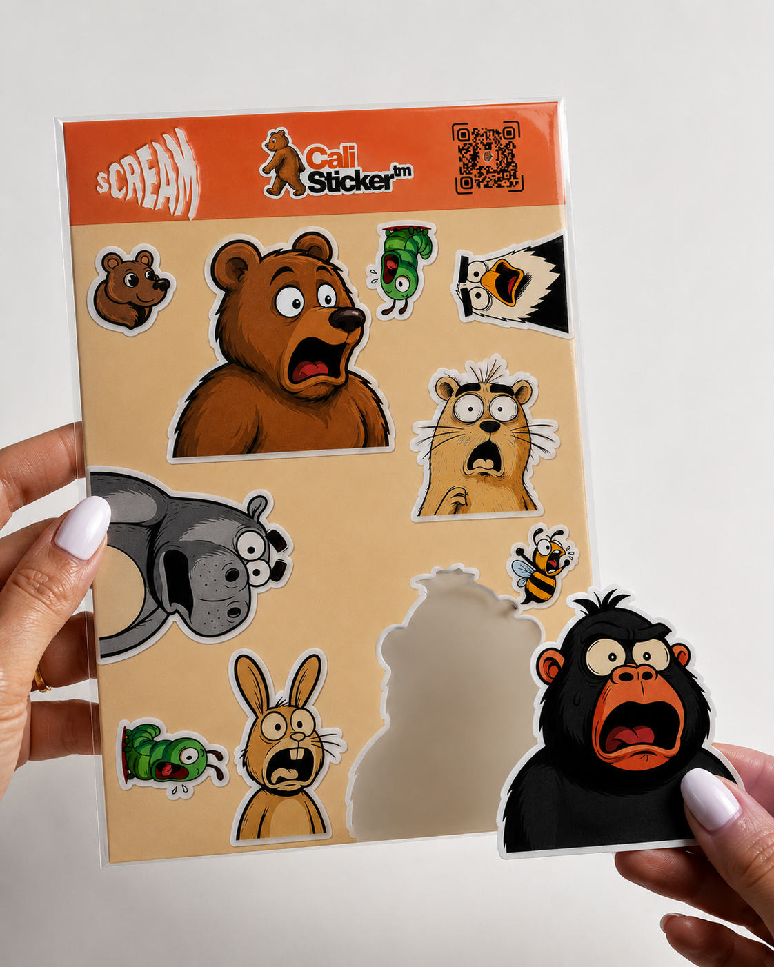 ScreamANIMAL - Hoja de Stickers