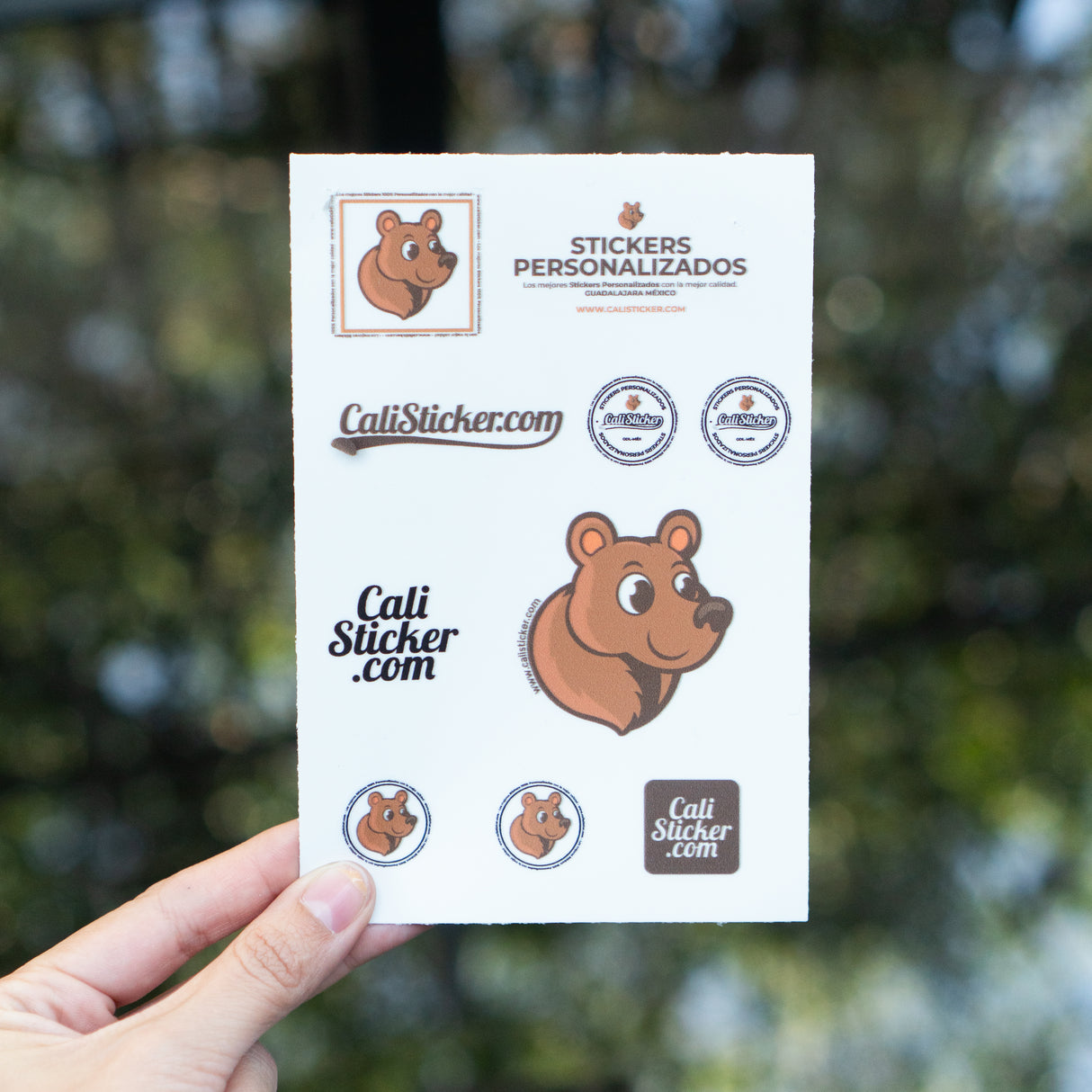 Hojas de Stickers Mate