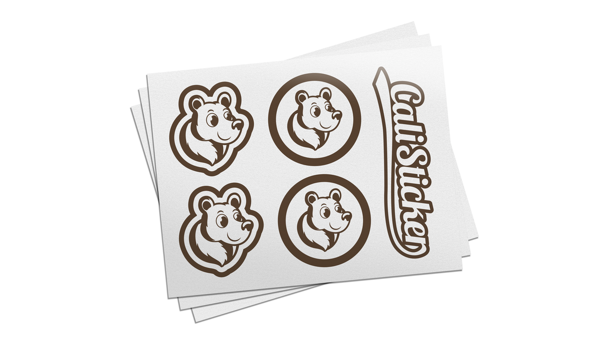 Hojas de Stickers Mate