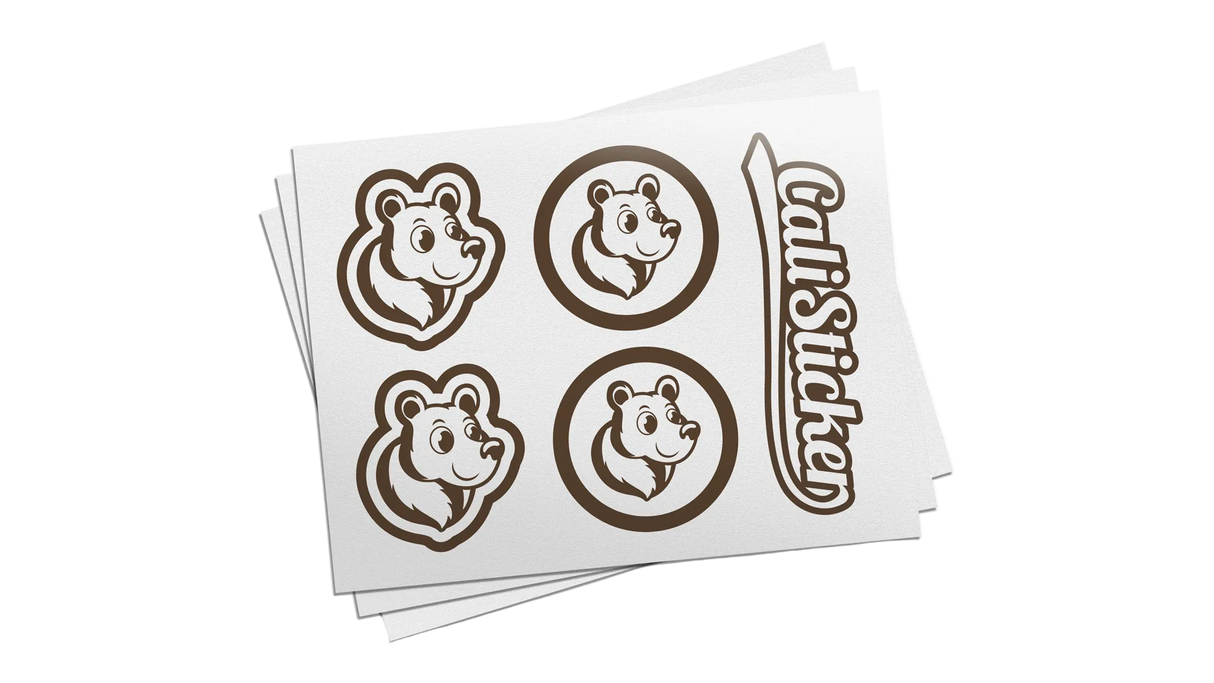 Hojas de Stickers Mate