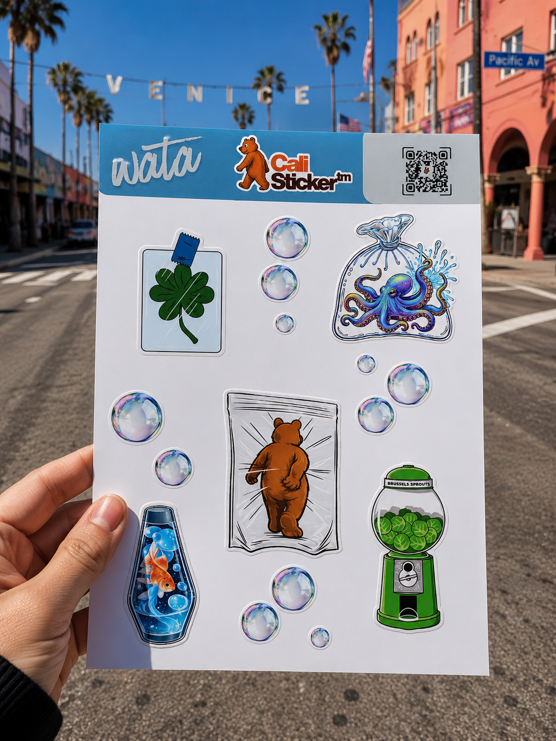 WATA - Hoja de Stickers