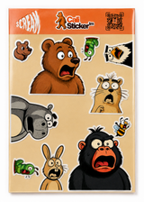ScreamANIMAL  - Hoja de Stickers