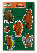 The Bear- Hoja de stickers