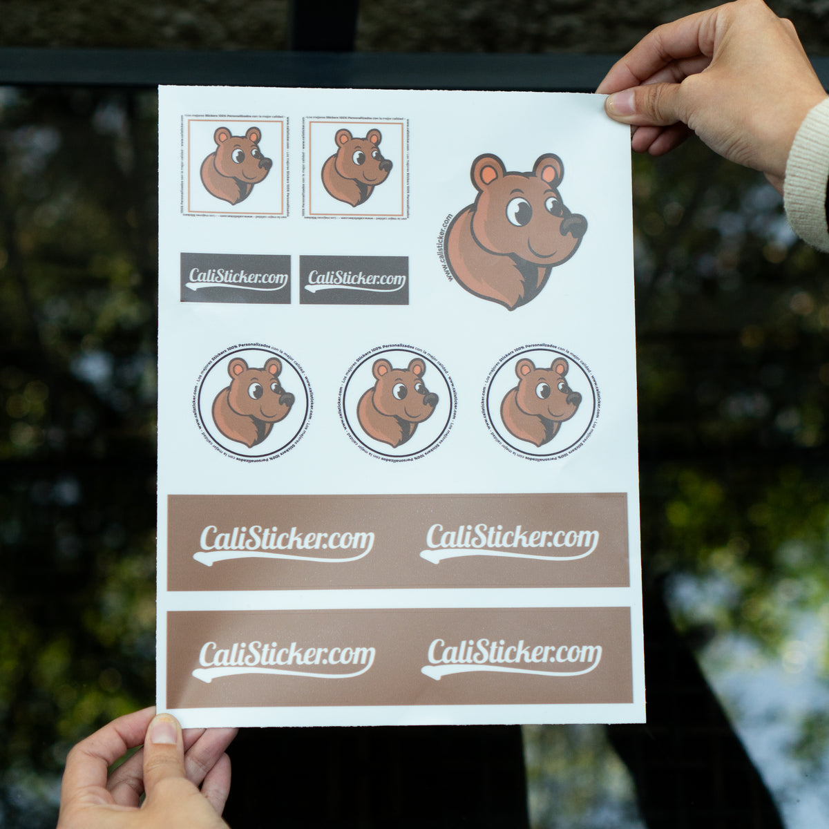 Hojas de Stickers Mate Personalizadas