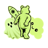 Muestras de sticker Glow in the Dark