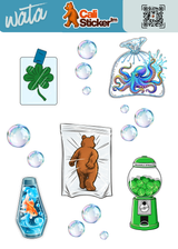 WATA - Hoja de Stickers